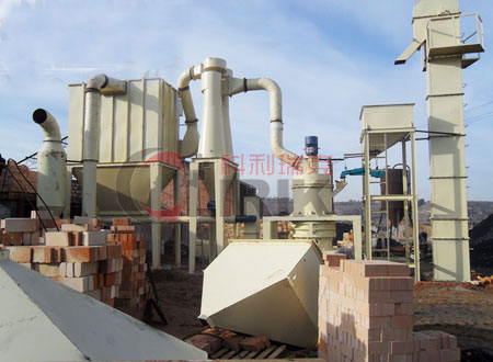 石榴石粉生产设备,石榴石磨粉机